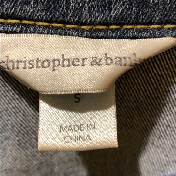 🌟❤️HP❤️⭐️Christopher & Banks jean jacket - Picture 2 of 5